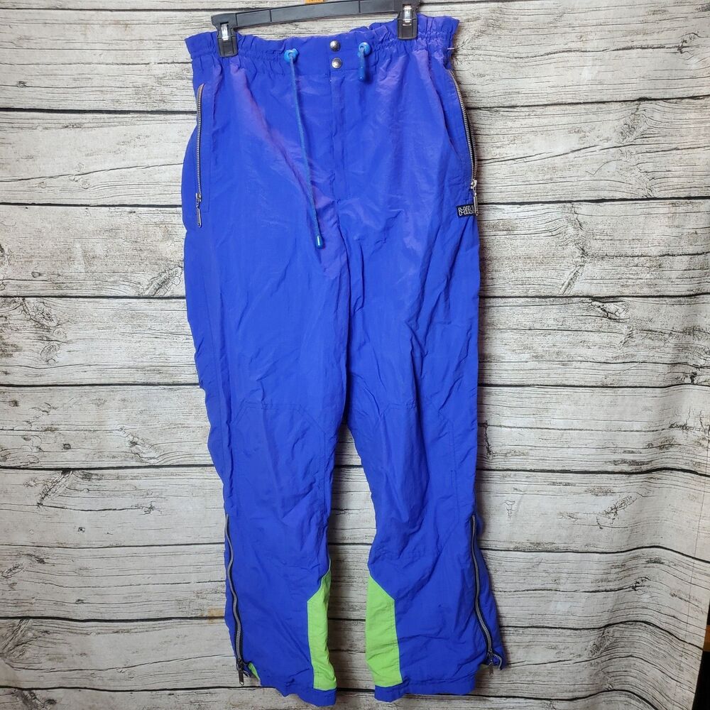 Millet Blue Nylon Pants Size Medium